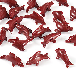 20 perlina intagliata di corallo sintetico&nbsp;CORA-TA0001-01C
