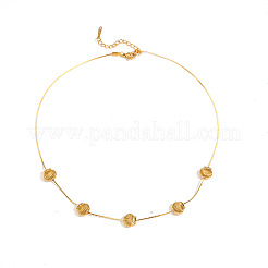 Collares de cadena serpentina de eslabones de acero inoxidable 304 para mujer&nbsp;WGD381E-04