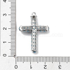 Estante de placas micro latón allanan colgantes de circonio cúbico&nbsp;X-KK-Q786-04P