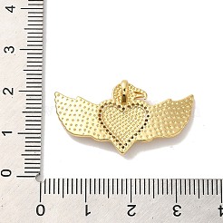 Покрытие стойки латунь микропаве фианиты с подвесками из синтетического опала KK-D088-16G