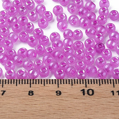 6/0 perles de rocaille en verre imitation jade&nbsp;X1-SEED-N004-006-03
