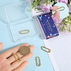 4 шт. застежки из латуни с микропаве KK-SC0005-70