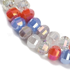 Стеклянные бусины с гальваническим покрытием &nbsp;EGLA-G039-09A-01