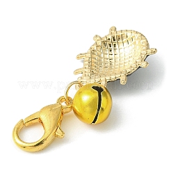 Подвески из сплава с эмалью «Божья коровка»&nbsp;HJEW-JM01048