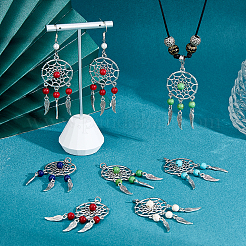 30 шт. большие подвески из натурального магнезита&nbsp;PALLOY-DC00027