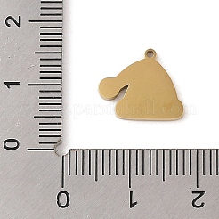 Рождественская тема ионное покрытие(ip) 304 эмалированные подвески из нержавеющей стали&nbsp;STAS-Z083-06G-01