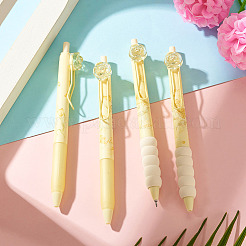 4 set di penne in plastica a forma di rosa&nbsp;OFST-TADJ0001-002B