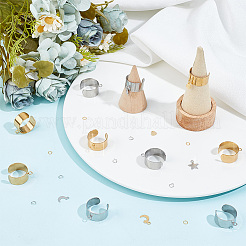 Наборы для самостоятельного изготовления колец-манжет в виде луны DIY-DR0001-23