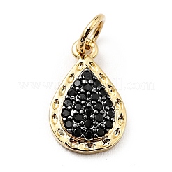 Латунные микро проложить кубического циркония подвески KK-E015-11G