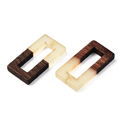 Подвески из орехового дерева и светящейся в темноте смолы&nbsp;RESI-N039-72