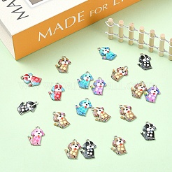 20 шт. эмалевые подвески из сплава&nbsp;ENAM-YW0006-63