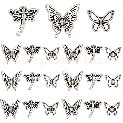 120 шт. 3 стиля бусины из сплава в тибетском стиле&nbsp;FIND-SC0020-11A