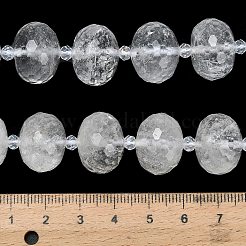 Природных кристаллов кварца бисер нитей G-L642-I02-18x13mm