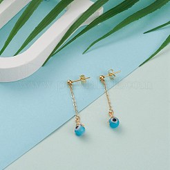 Boucles d'oreilles pendantes en acier inoxydable 304&nbsp;EJEW-JE04444-04