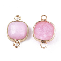 Conectores de enlaces de jade blanco natural&nbsp;G-S344-69I