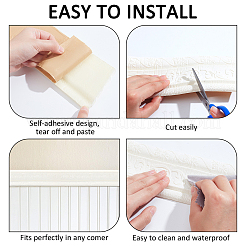 Самоклеящаяся бумага для контакта с зерном из полиэтилена&nbsp;FIND-WH0111-509A-02