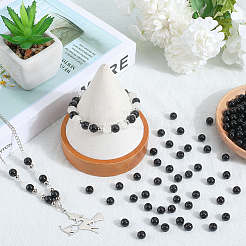 Круглый непрозрачные акриловые бусины&nbsp;MACR-SP0001-27B-01