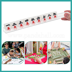 Righello acrilico per mahjong&nbsp;OFST-WH0004-110