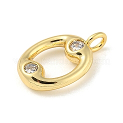 Стойки обшивки латунь микро проложить Циркон подвеску KK-A200-24G-O