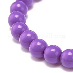 Bracciali elasticizzati con perline acriliche&nbsp;BJEW-JB07783
