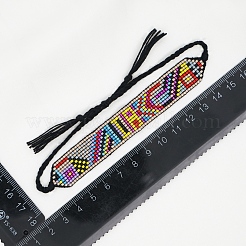 Браслет Миюки с плетением из бисера BJEW-P269-27