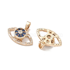 Вращающиеся подвески из латуни с микропаве и кубическим цирконием&nbsp;KK-A287-05G