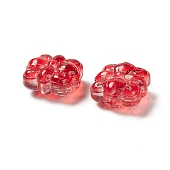 Spruzzare perle di vetro trasparente dipinte&nbsp;GLAA-D006-06