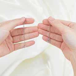 2 шт. 2 стиля удлинитель цепи из нержавеющей стали 304 STAS-FH0002-31P