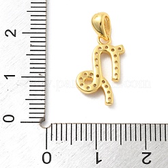 925 Sterlingsilber-Mikropavé-Anhänger mit klaren kubischen Zirkonia&nbsp;LS-STER-Z012-06G-03