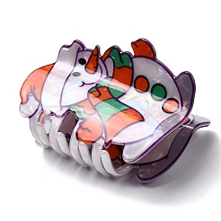 Weihnachts-PVC-Haarspangen für Frauen und Mädchen&nbsp;LS-PHAR-Z007-01C