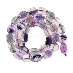 Природных красочные флюорита бисер нитей G-G182-E01-01