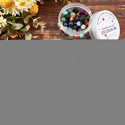 Наборы для самостоятельного изготовления растягивающихся браслетов на тему чакры DIY-SC0012-74