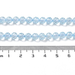 Натуральный топаз кристалл бисер прядь G-P514-A02-04