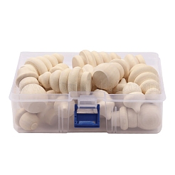 Рождественские незавершенные деревянные пустые наборы елки/снеговика/желудей PW-WGB1663-01