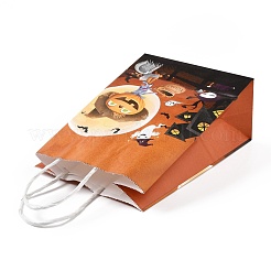 Bolsas de regalo de papel kraft con tema de halloween&nbsp;CARB-A006-01E