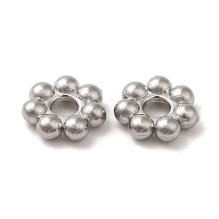 Perles d'espacement en acier inoxydable 304 anti-ternissement&nbsp;STAS-H176-04B-P