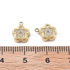 Подвески из нержавеющей стали 304 с микропаве из кубического циркония&nbsp;STAS-Z121-46G