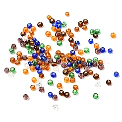 7 цвет стеклянных круглых бусин SEED-YW0001-24B-02