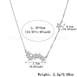 Collana con ciondolo a stella in argento sterling&nbsp;CH6213-1