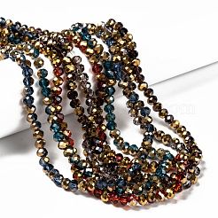 Гальванизируйте прозрачное стекло бисер нитей&nbsp;EGLA-A034-T6mm-O