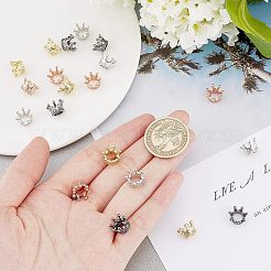 Латунные микро проложить класса AAA кубического циркония бусы ZIRC-NB0001-48