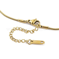 Ионное покрытие (ip) луна 304 нержавеющая сталь стразы серьги-кольца и ожерелья с подвесками ювелирные наборы для женщин SJEW-M100-05G