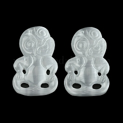 Натуральные селенит большие кулоны&nbsp;G-G113-01J