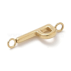 Dijes de conector de letras de acero inoxidable 304&nbsp;LS-STAS-M108-01G-16