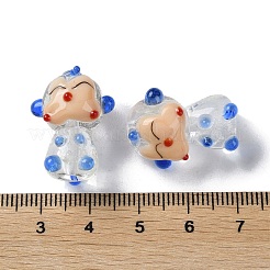 Светящиеся нити бус лэмпворк ручной работы LAMP-Z007-03F