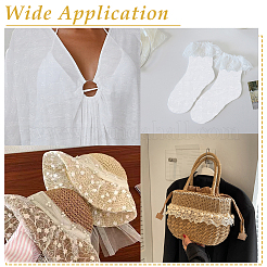 2 ярд хлопчатобумажной ткани для вышивки&nbsp;DIY-ME0001-81