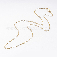 Латунь цепи ожерелья MAK-L009-04G