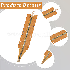 1 шт. фурнитура для шитья молний из искусственной кожи&nbsp;FIND-CL0001-17C