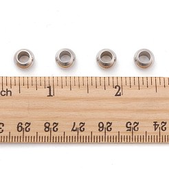 Бусины-рондели из нержавеющей стали марки 304 STAS-I020-14