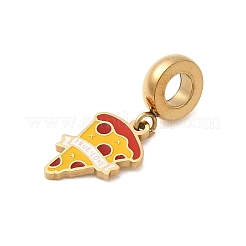 304 нержавеющая сталь эмалированная европейские подвески-шармы&nbsp;STAS-D153-05B-G